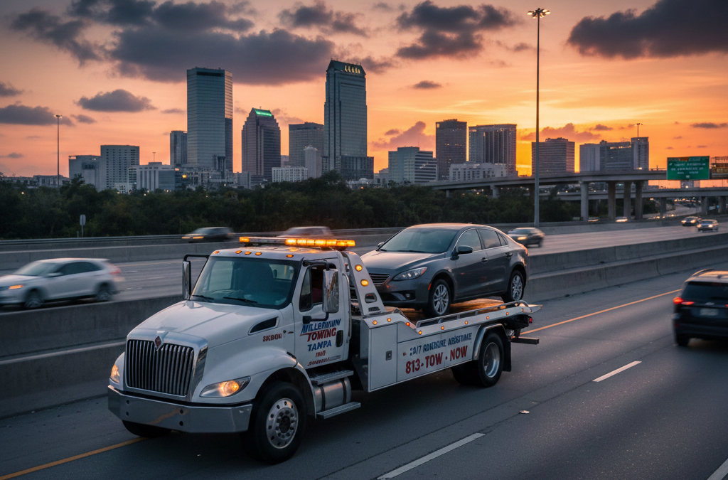Reliable Towing Services in Tampa: 5 Things to Do After a Roadside Breakdown